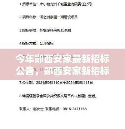 郧西安家最新招标公告，友情与家的温暖交织的日常
