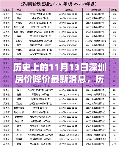 历史上的11月13日深圳房价揭秘,降价消息引发小红书热议