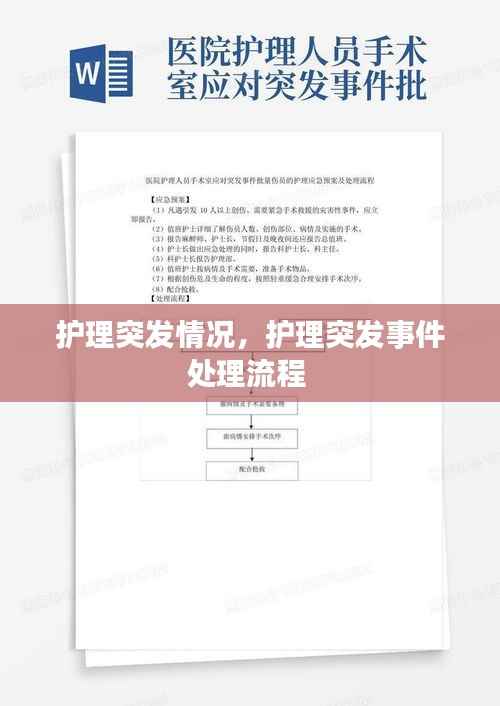 护理突发情况,护理突发事件处理流程