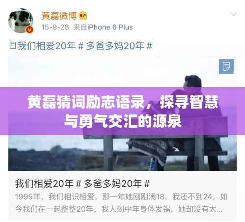 黄磊猜词励志语录,探寻智慧与勇气交汇的源泉