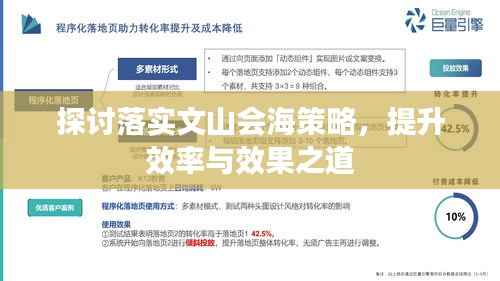 探讨落实文山会海策略，提升效率与效果之道