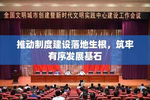 推动制度建设落地生根，筑牢有序发展基石