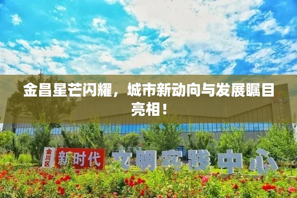 金昌星芒闪耀，城市新动向与发展瞩目亮相！