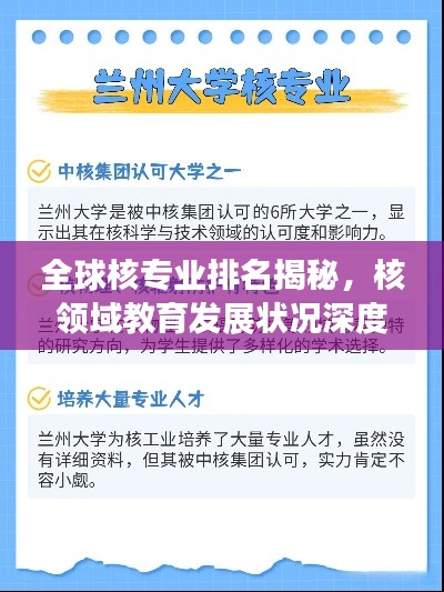 全球核专业排名揭秘，核领域教育发展状况深度解析